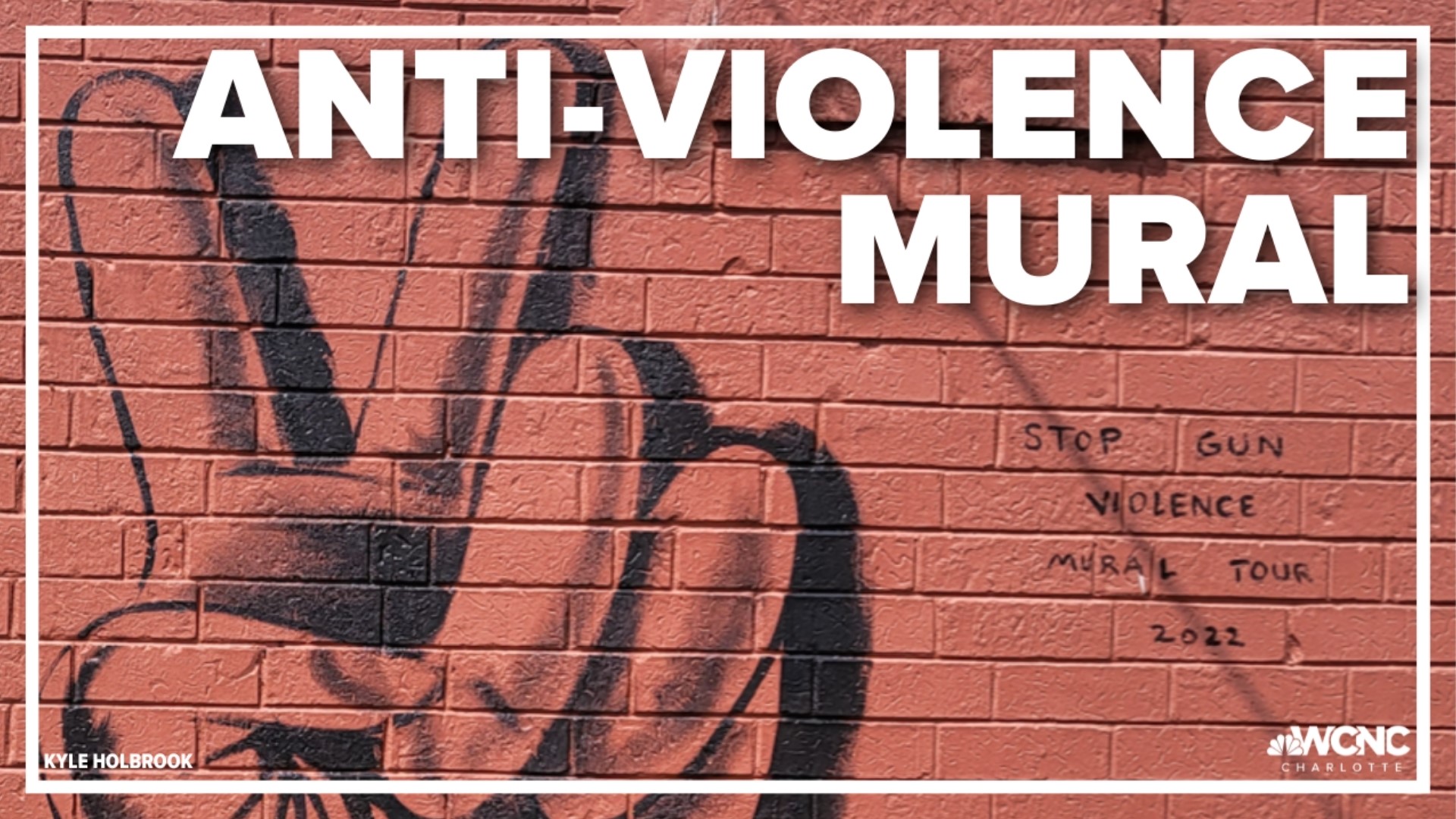 An artist journeying across all 50 states is looking to make Charlotte home for his next mural promoting the message to stop gun violence.