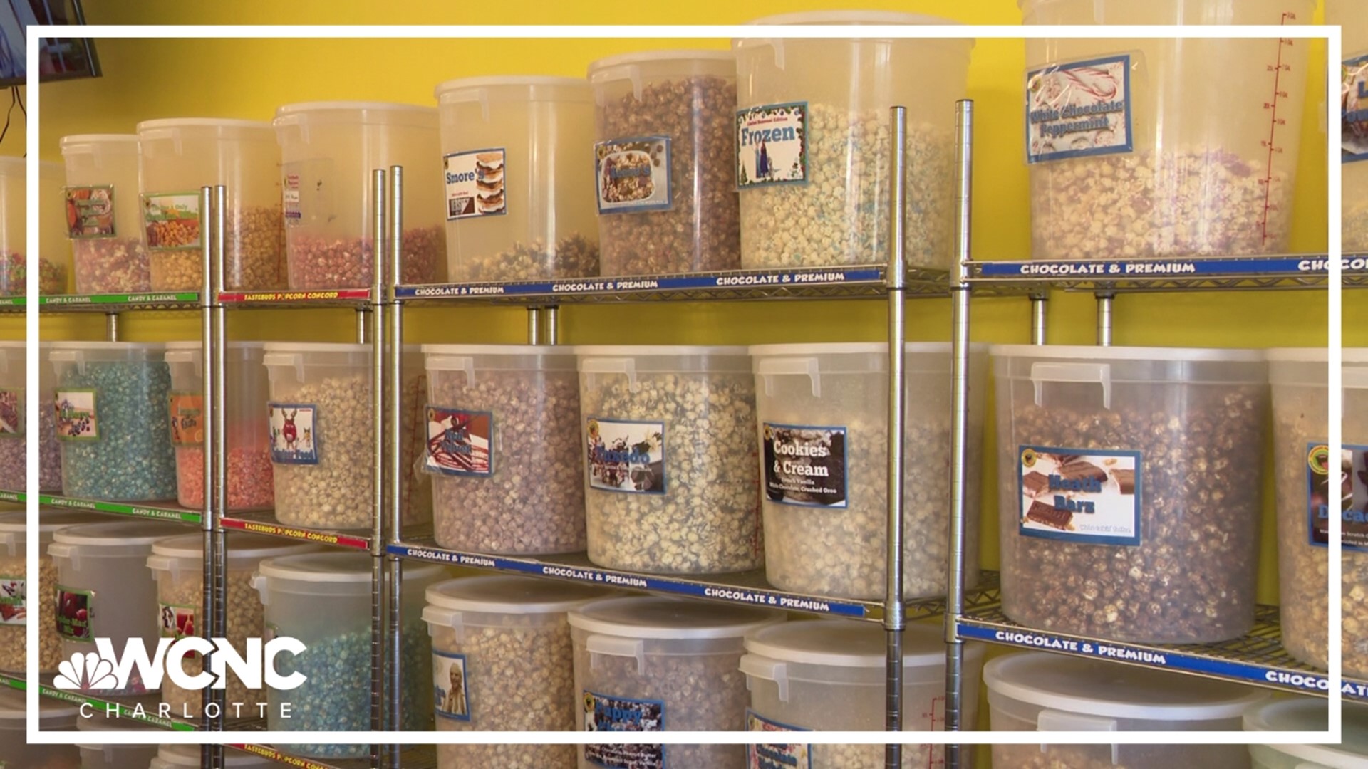 No matter what your favorite flavor is, there are tons of places in the Charlotte area that offer delicious popcorn. Larry Sprinkle give us a tour.