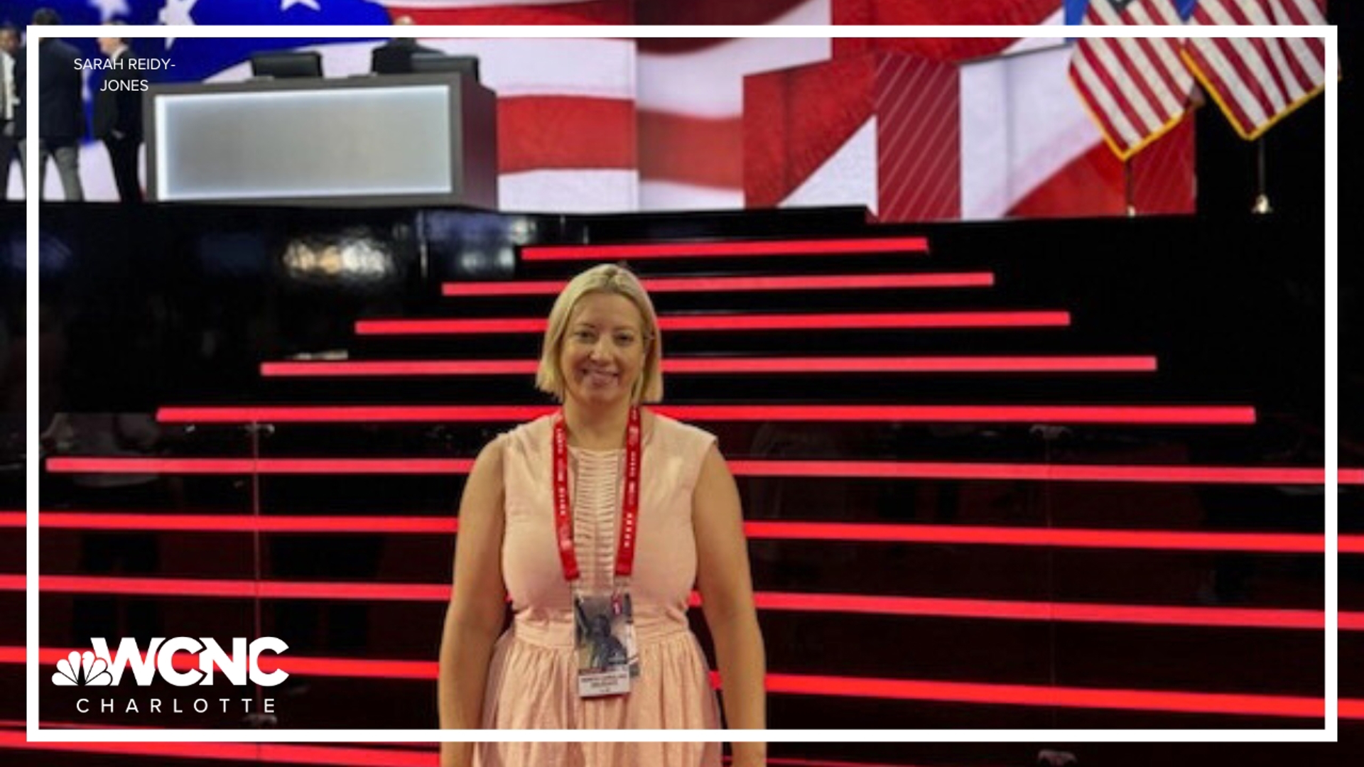 Sarah Reidy-Jones is one of nearly 2,500 delegates at the Republican National Convention in Milwaukee this week.