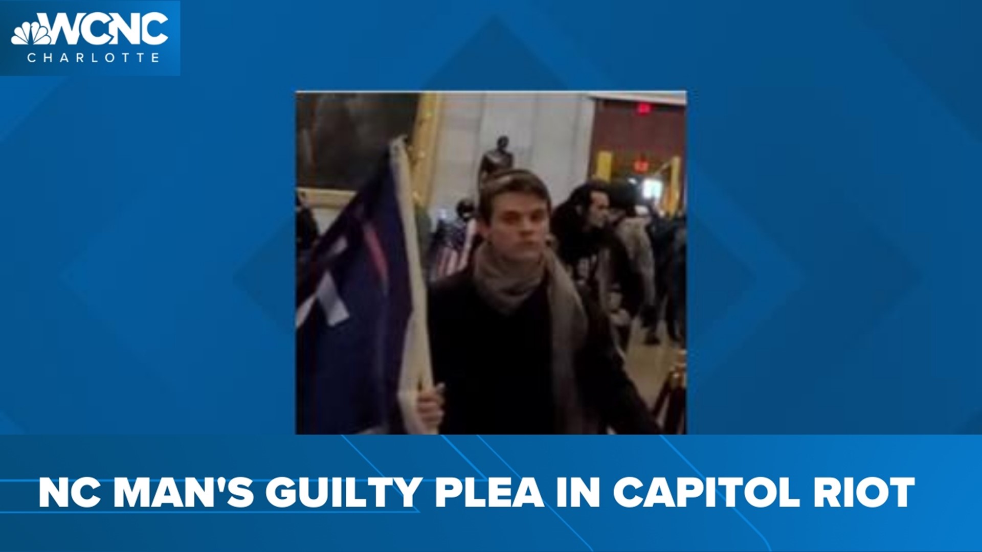 Matthew Wood, from the Greensboro area, pleaded guilty to all six counts he faced for storming the Capitol on January sixth.