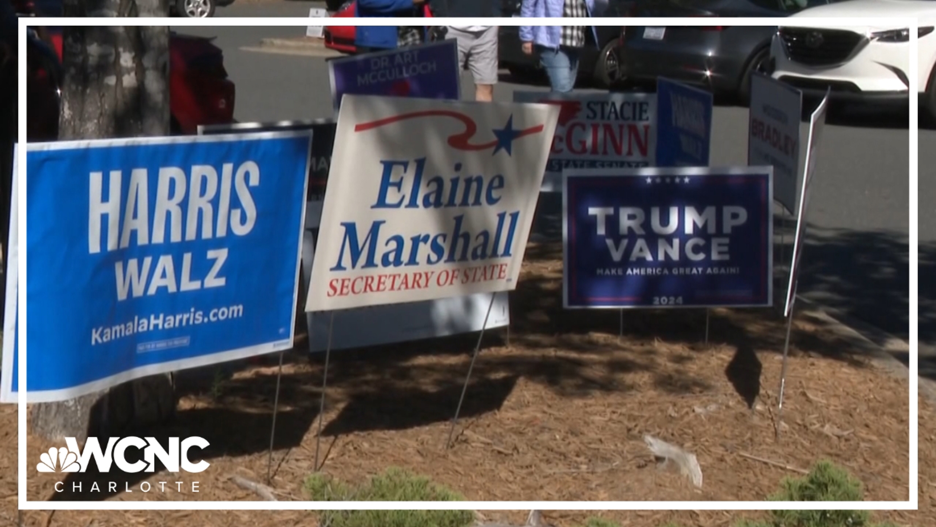 Trump rally supporters reacted to what the former President said at tonight's rally in Concord.