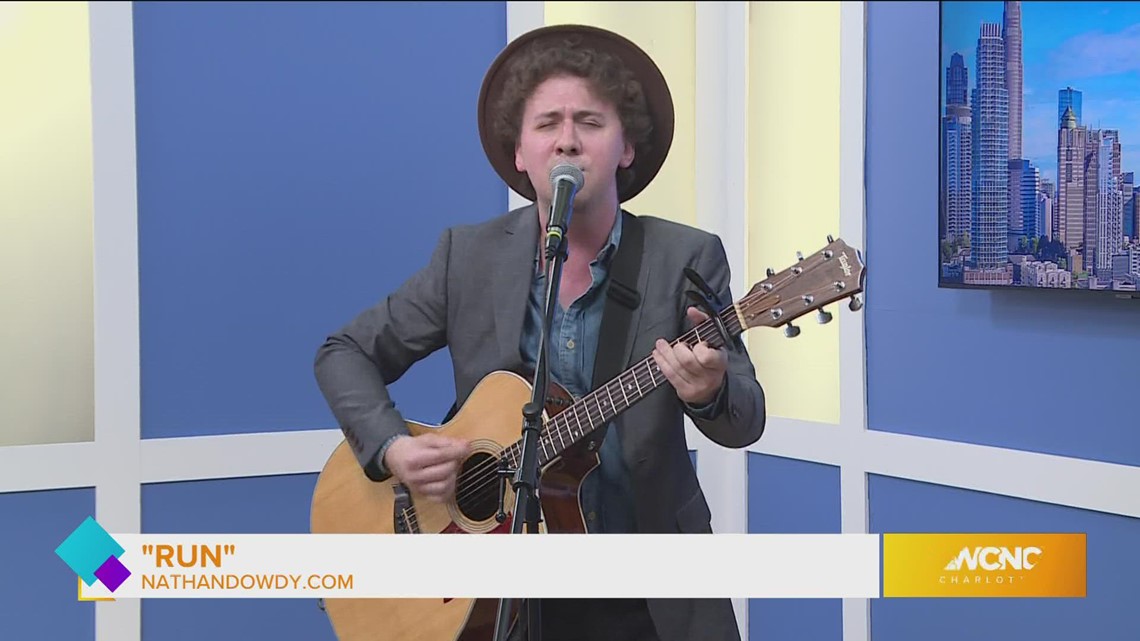 Nathan Dowdy performs for Charlotte Today