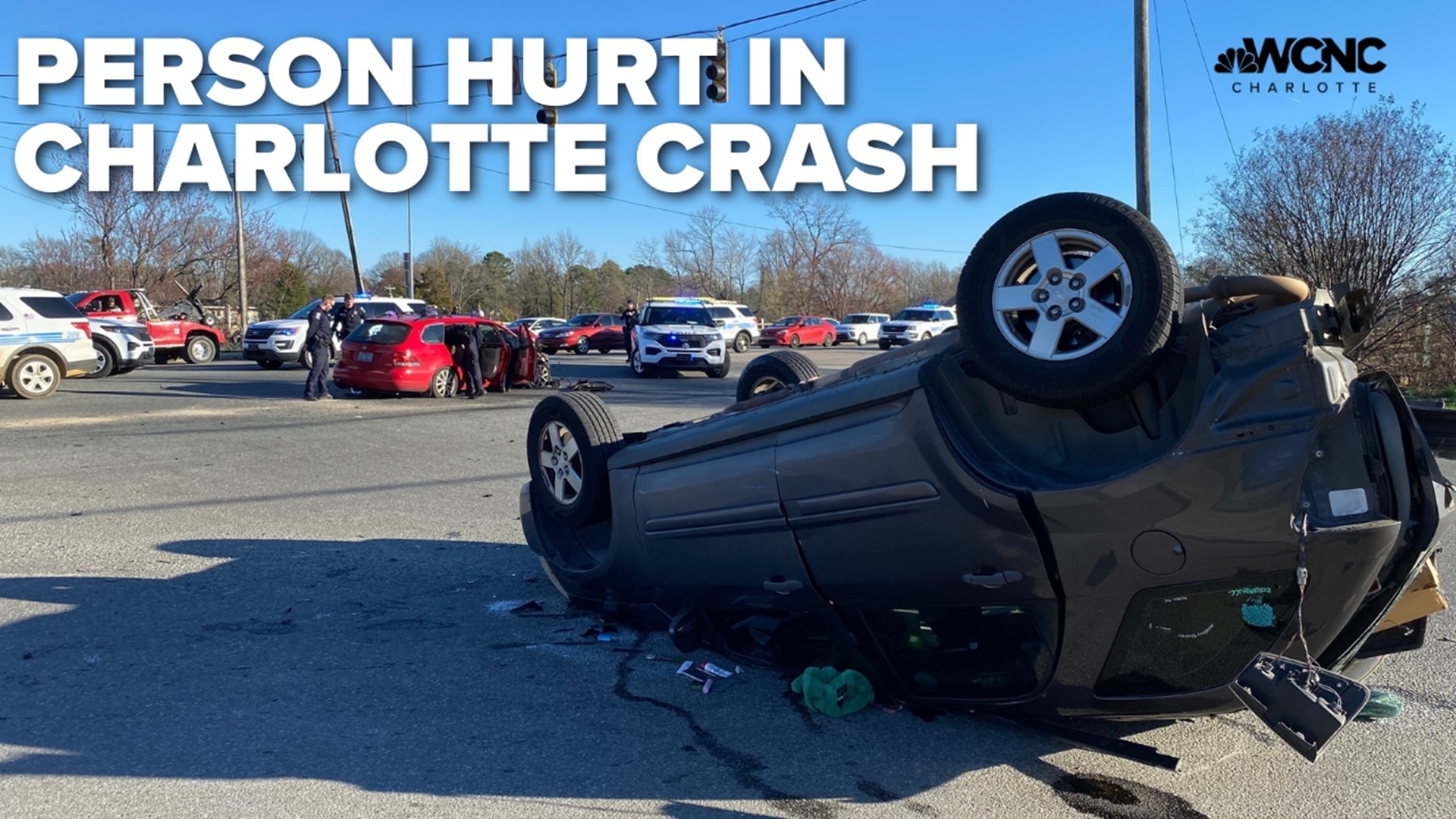 One Person Seriously Hurt After Car Flipped In Crash In Charlotte ...