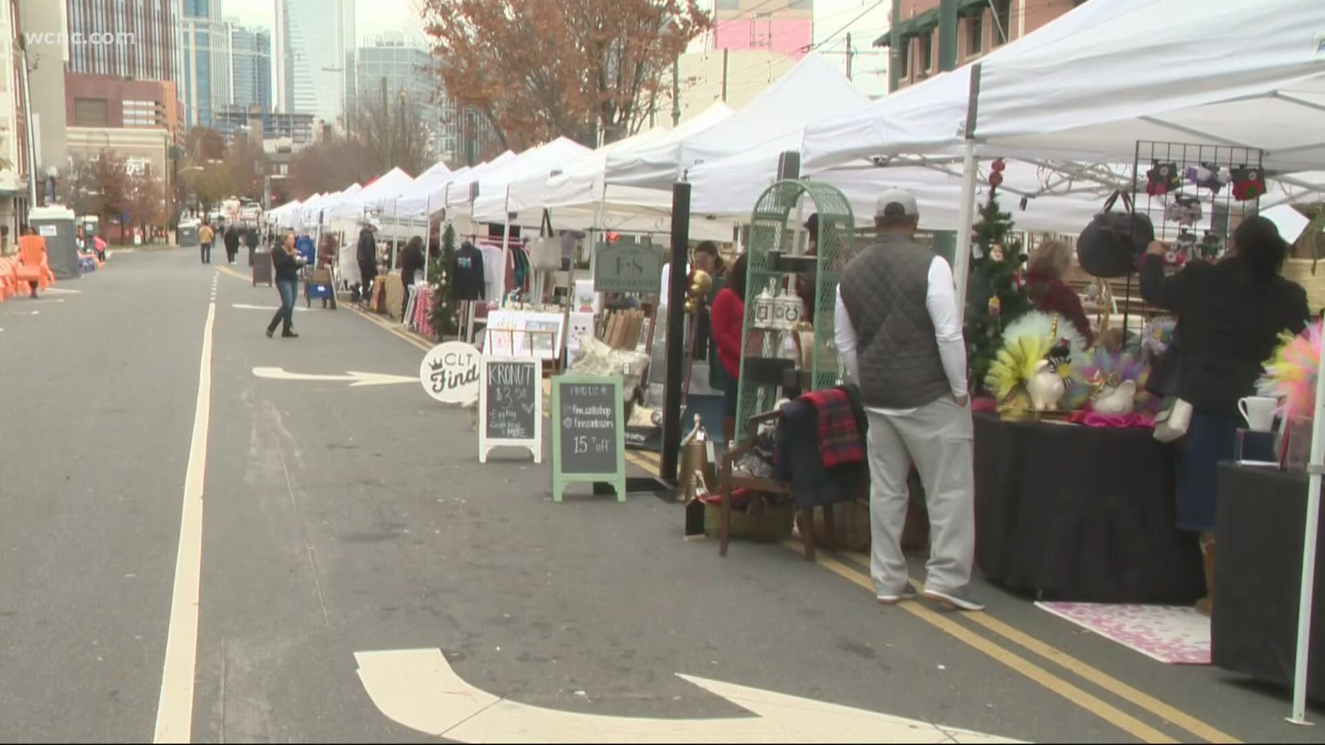 Small business owners and Center City Partners are encouraging Charlotte shoppers to keep their dollars close to home.