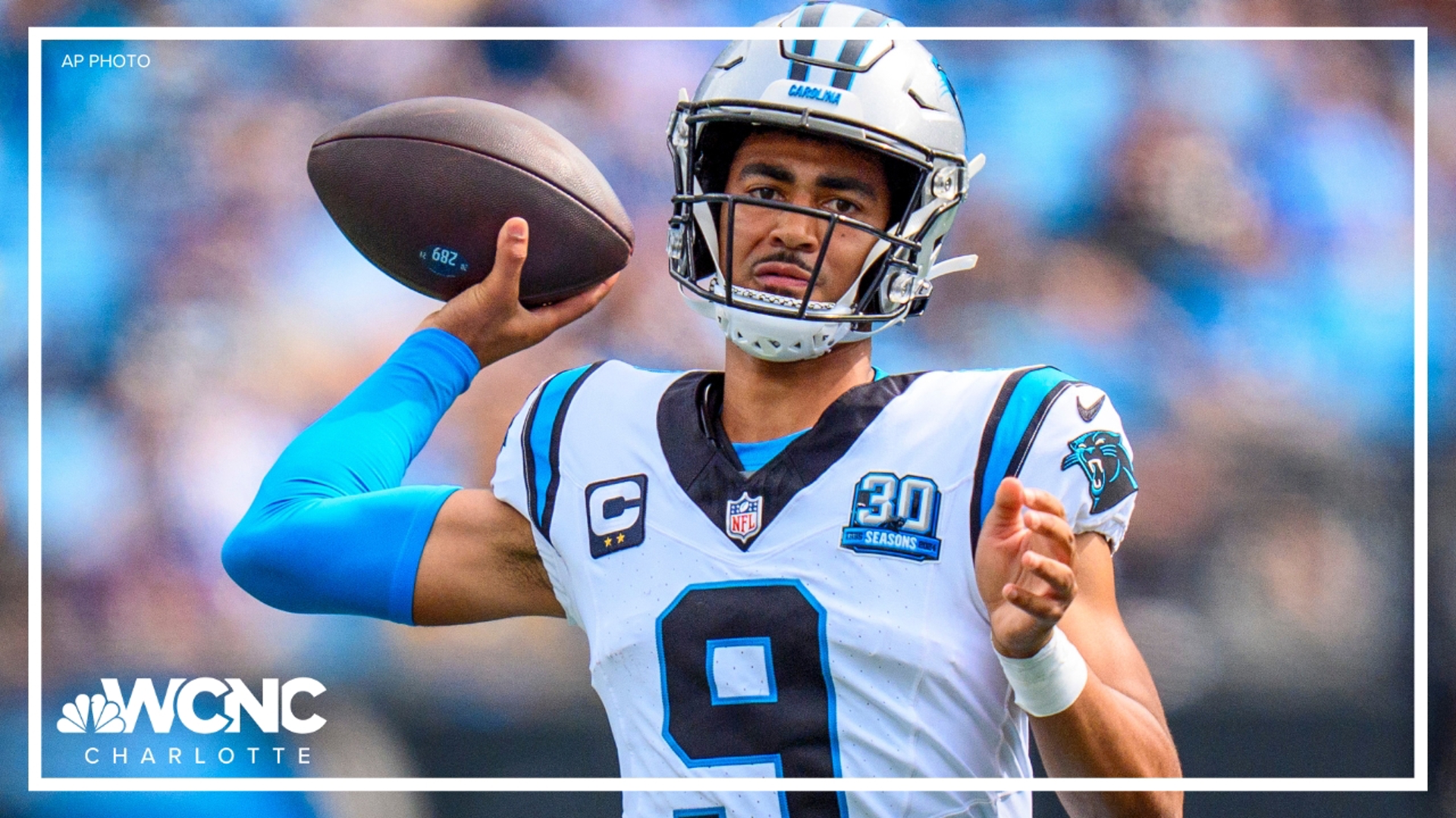 The Carolina Panthers will bench second-year quarterback Bryce Young after Sunday's abysmal 26-3 loss to the Los Angeles Chargers.