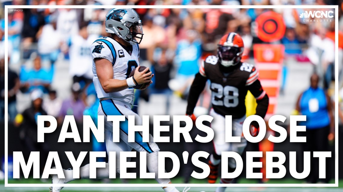 Browns rally for 26-24 win over Panthers in opener