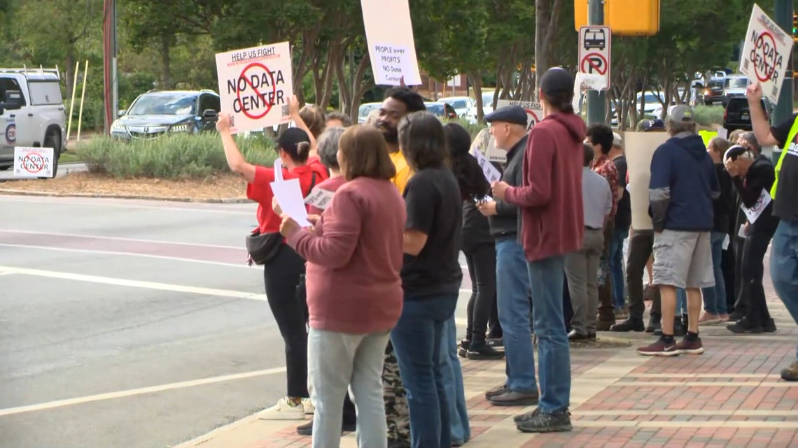 Data center debate in Rowan County hits a boiling point as residents rally
