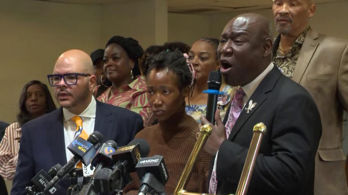 Ben Crump takes Cherrie Moore case, vows push for more charges against fired Shelby officer