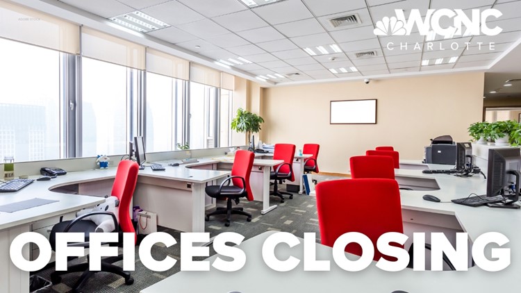 Major companies closing their offices