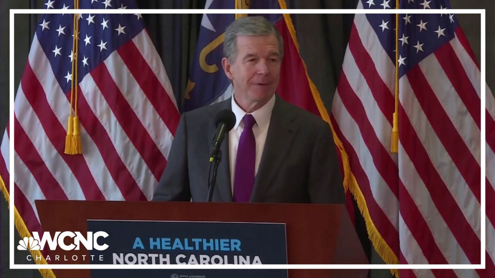 Gov. Roy Cooper addresses Medicaid expansion in North Carolina as one of his biggest accomplishments while in office.