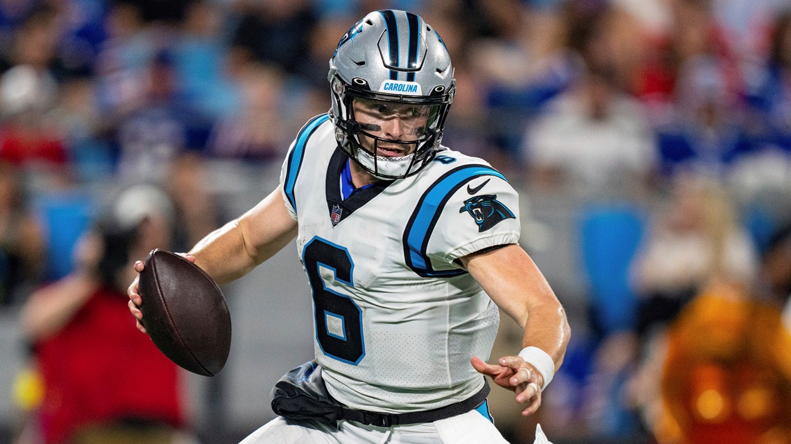 Panthers QB Baker Mayfield struggles in 1st half of 'revenge game' vs.  Browns