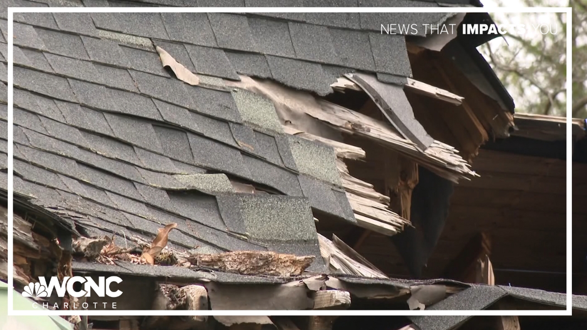 Residents in Rock Hill are still dealing with damage from a strong hailstorm almost a year ago.