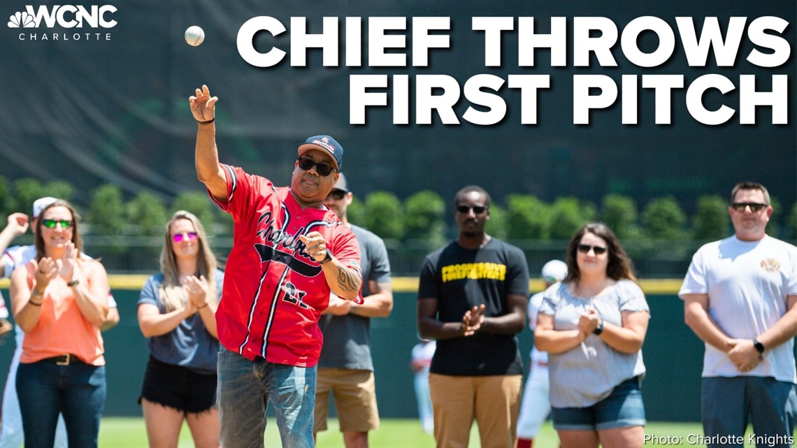 Threw Out First Pitch at Charlotte Knights Game! – Live From the Lehigh  Valley