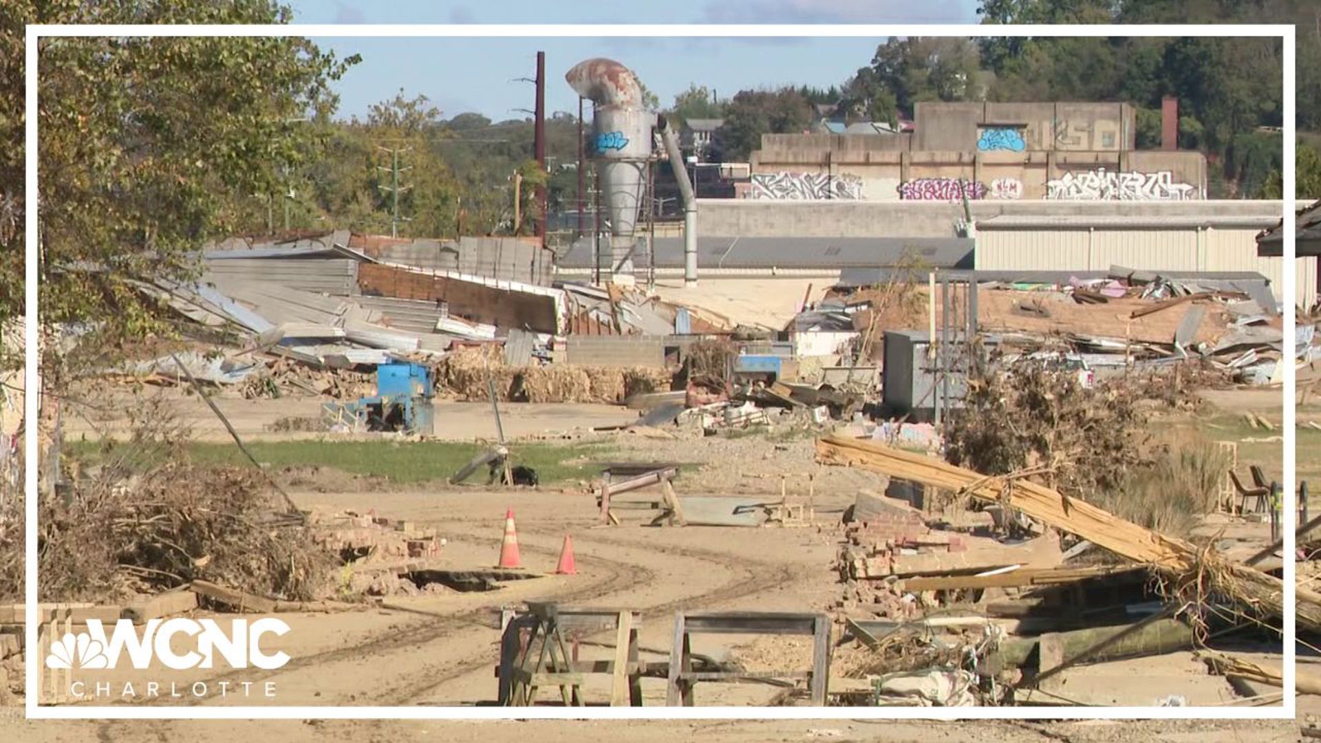 Cleanup continues in Asheville's River Arts District, where dozens of studio owners aren't sure what the future holds for their community.