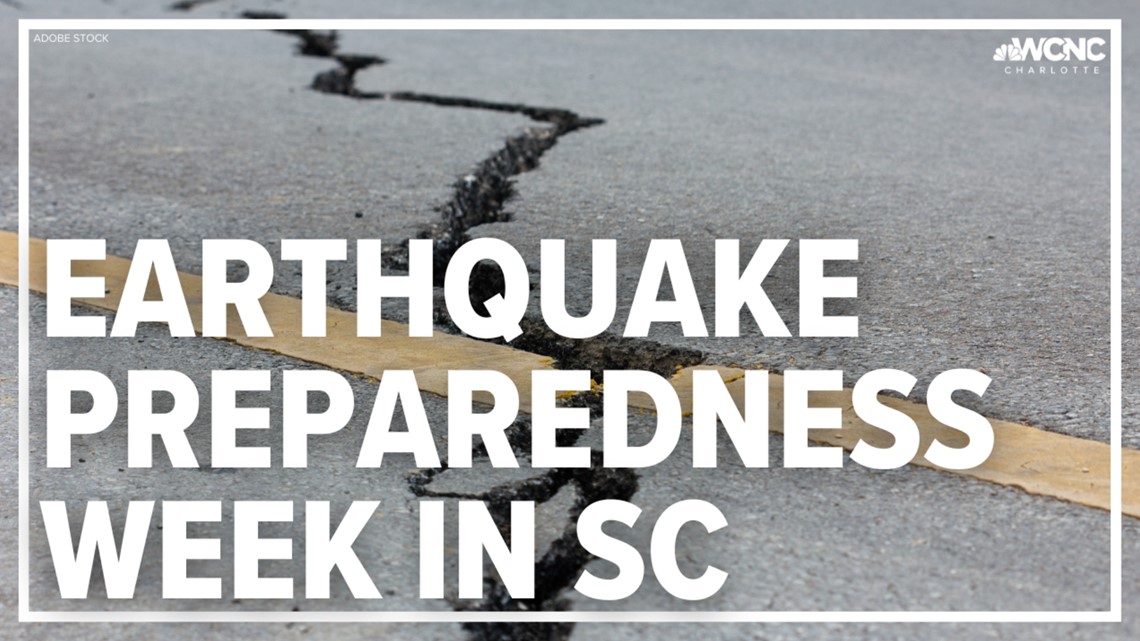 Earthquake Preparedness Week in South Carolina