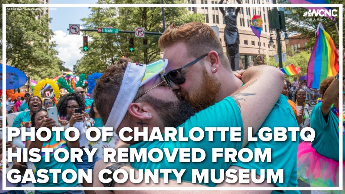 Photo of Charlotte LGBTQ history removed from Gaston County museum