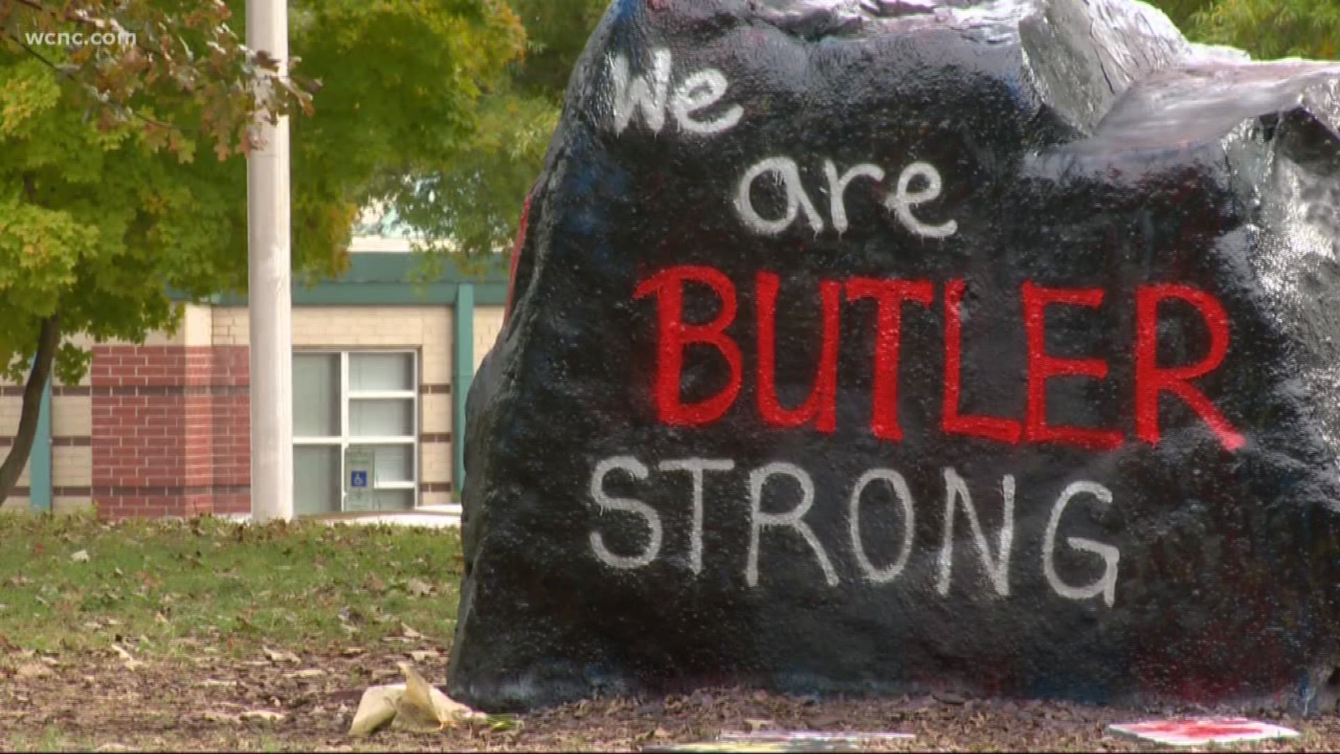 Parents and school leaders welcomed the students back to Butler, holding signs to welcome kids back to the classroom. Not every student felt welcome, however.