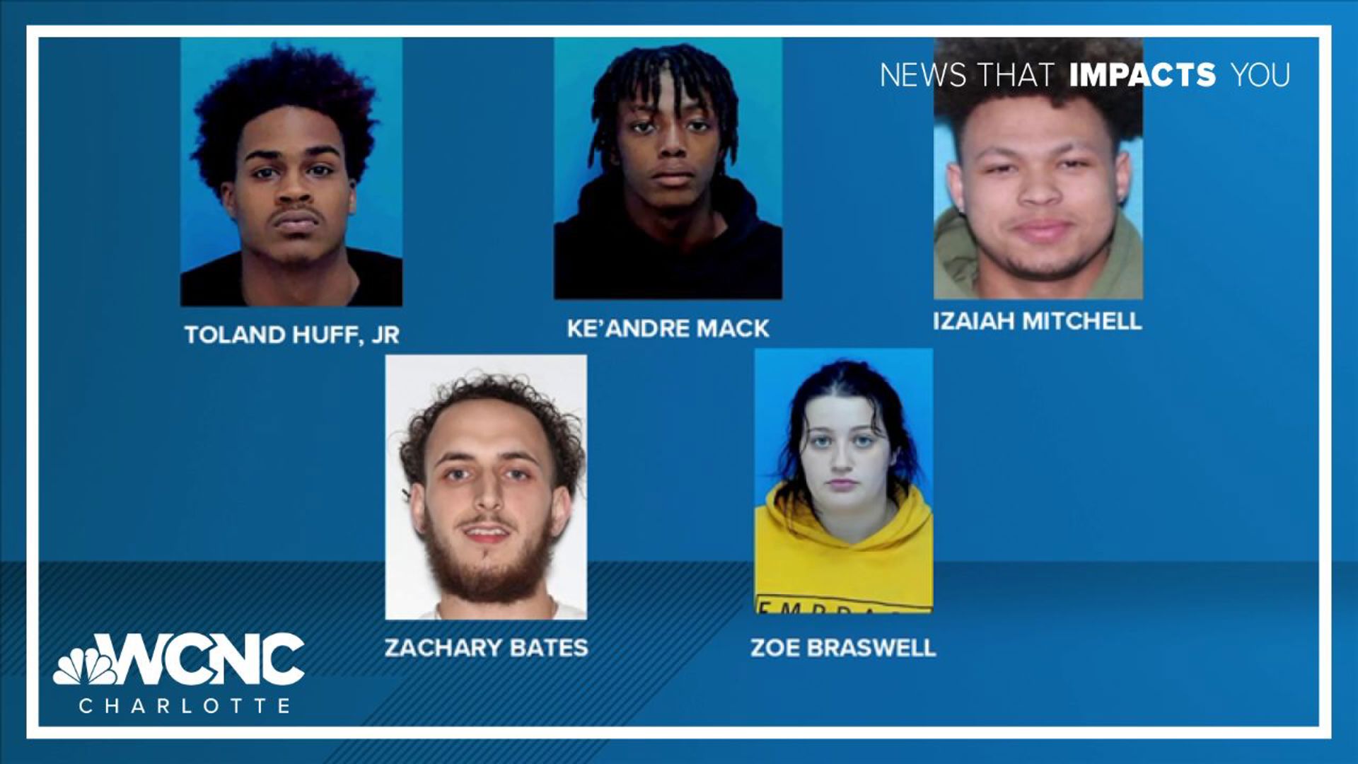 Five suspects in the mass shooting appeared in court Friday.
