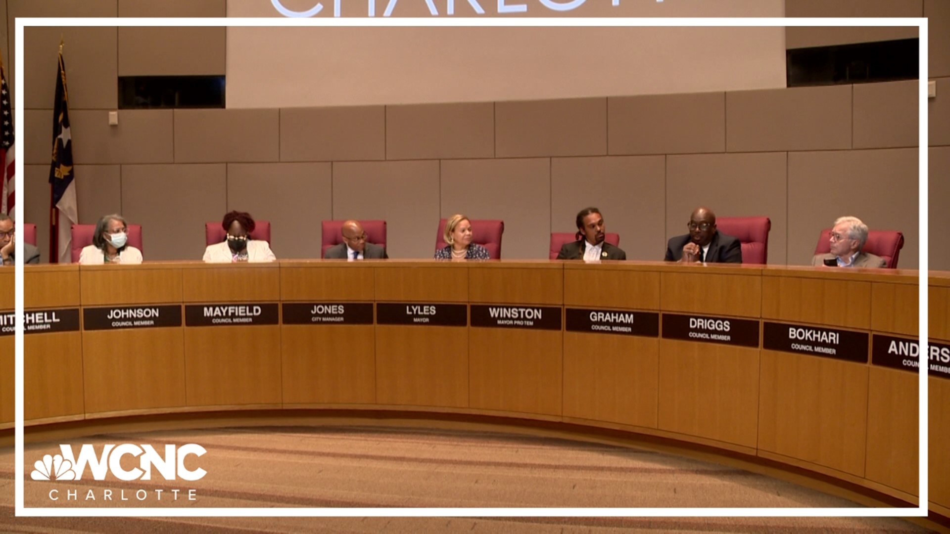 Council members are sworn in Monday, Dec. 4 at 6 p.m. in the Charlotte-Mecklenburg Government Center.