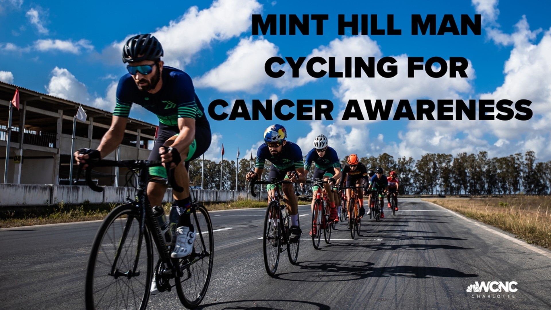 Mint Hill man cycling cross-country for cancer awareness