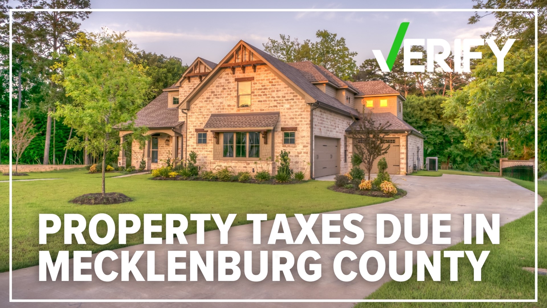 According to the Mecklenburg County Tax Collector, if you don't pay by Jan. 5, you will have to pay a 2% interest rate on your property taxes.