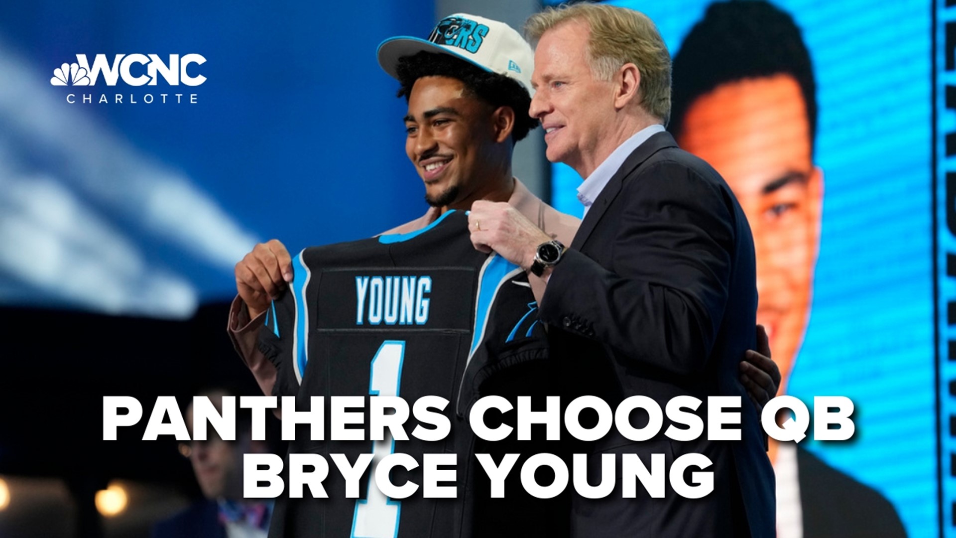 The former Alabama player was chosen to be the next quarterback of the Carolina Panthers.