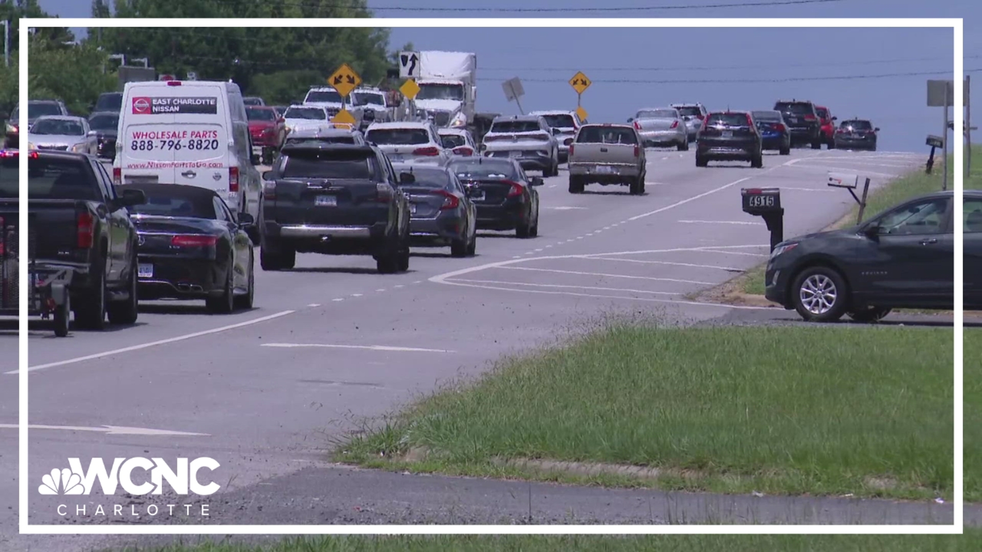 The project would add one express lane and one general-purpose lane from Idlewild Road to I-485 in Matthews.