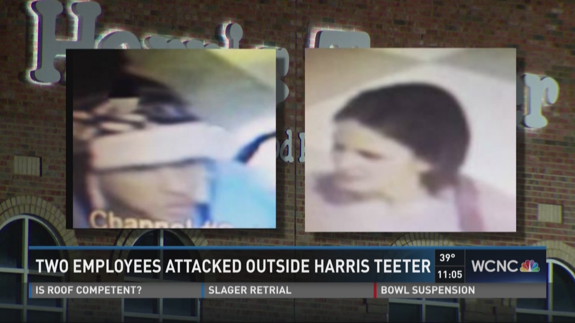 Two Harris Teeter employees were beaten up right outside the store in what police are calling a bizarre and random attack.