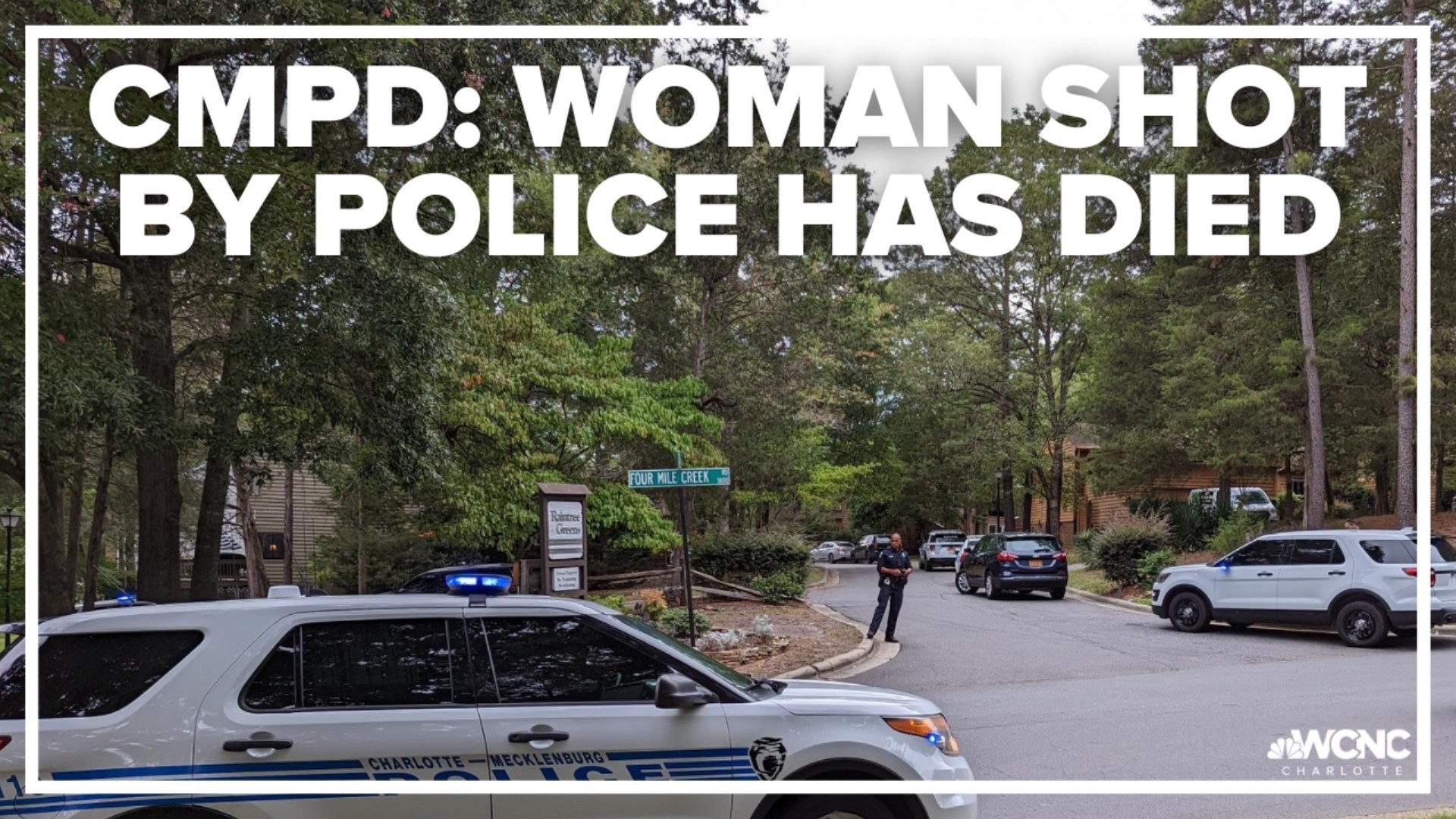 A woman died nearly a week after she was involved in a shooting with police, according to the Charlotte-Mecklenburg Police Department.
