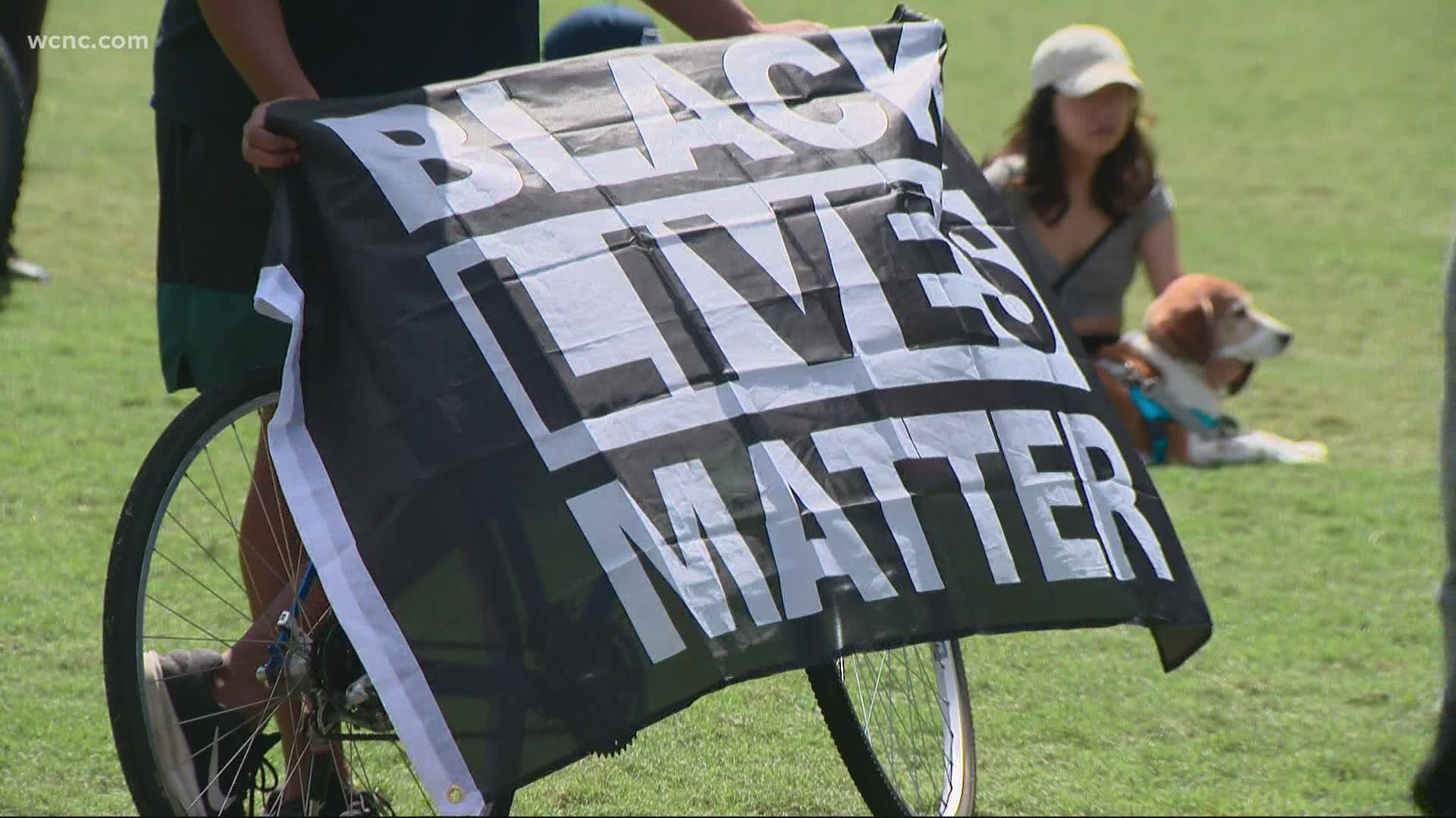 The peaceful protest was Sunday in Uptown to honor Jacob Blake, Jr.