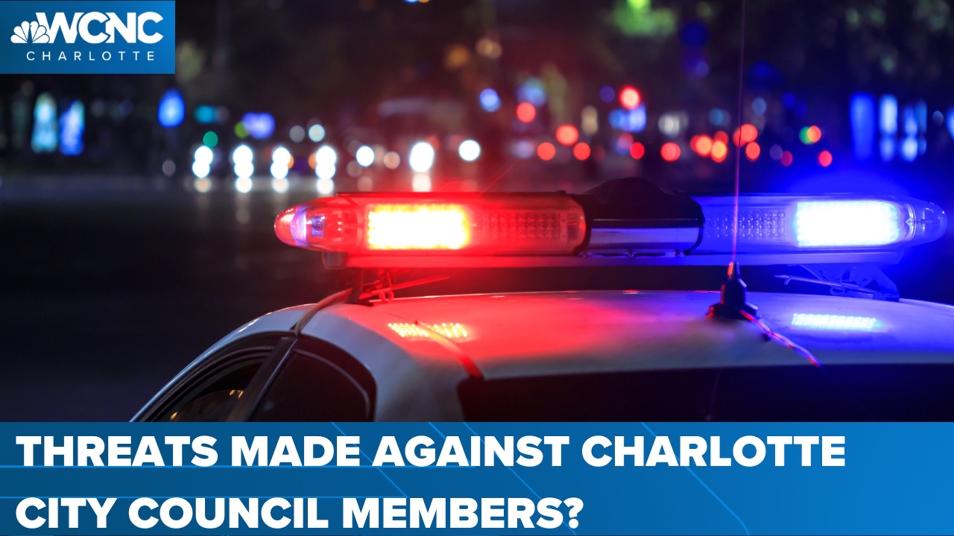 A Charlotte City Council member aired threats he says received by email. WCNC Charlotte is working to learn more.