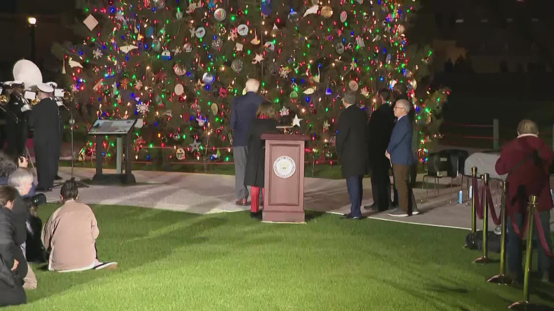 U.S. Capitol Christmas tree lighting ceremony