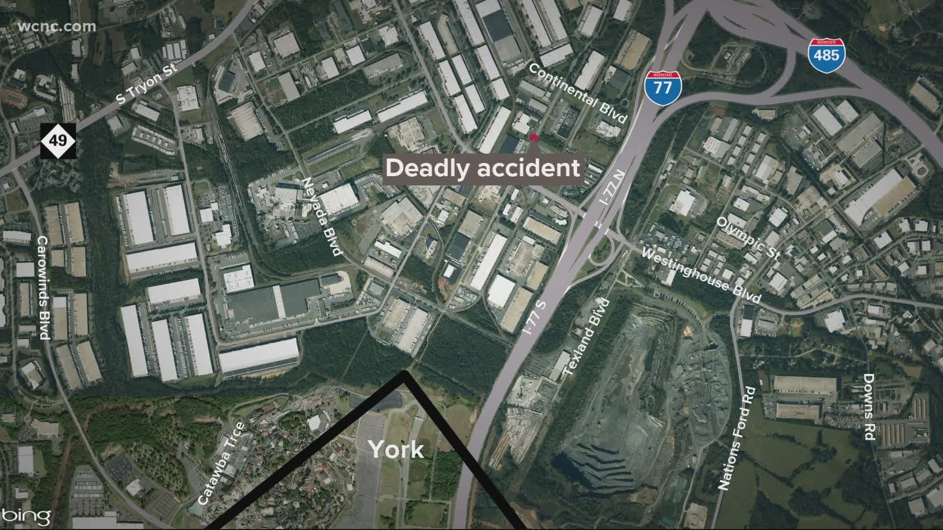 Police say the worker was killed after being hit by a car just after 6 a.m. on Saturday.