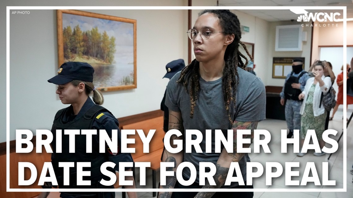 Brittney Griner's appeal hearing set for late October in Russia