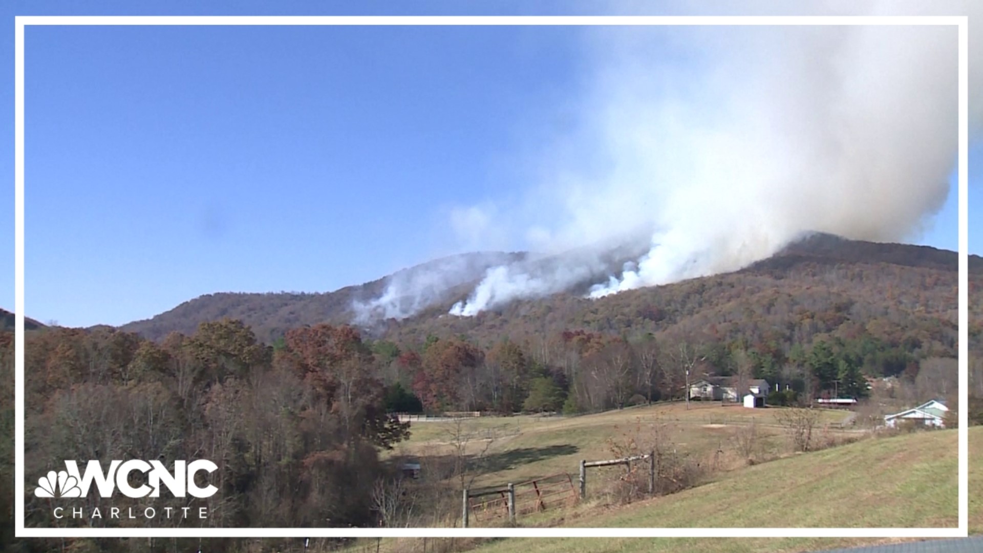 The Poplar Drive Fire in Henderson County started on Nov. 3, and remains 434 acres in size and is now 98% contained.