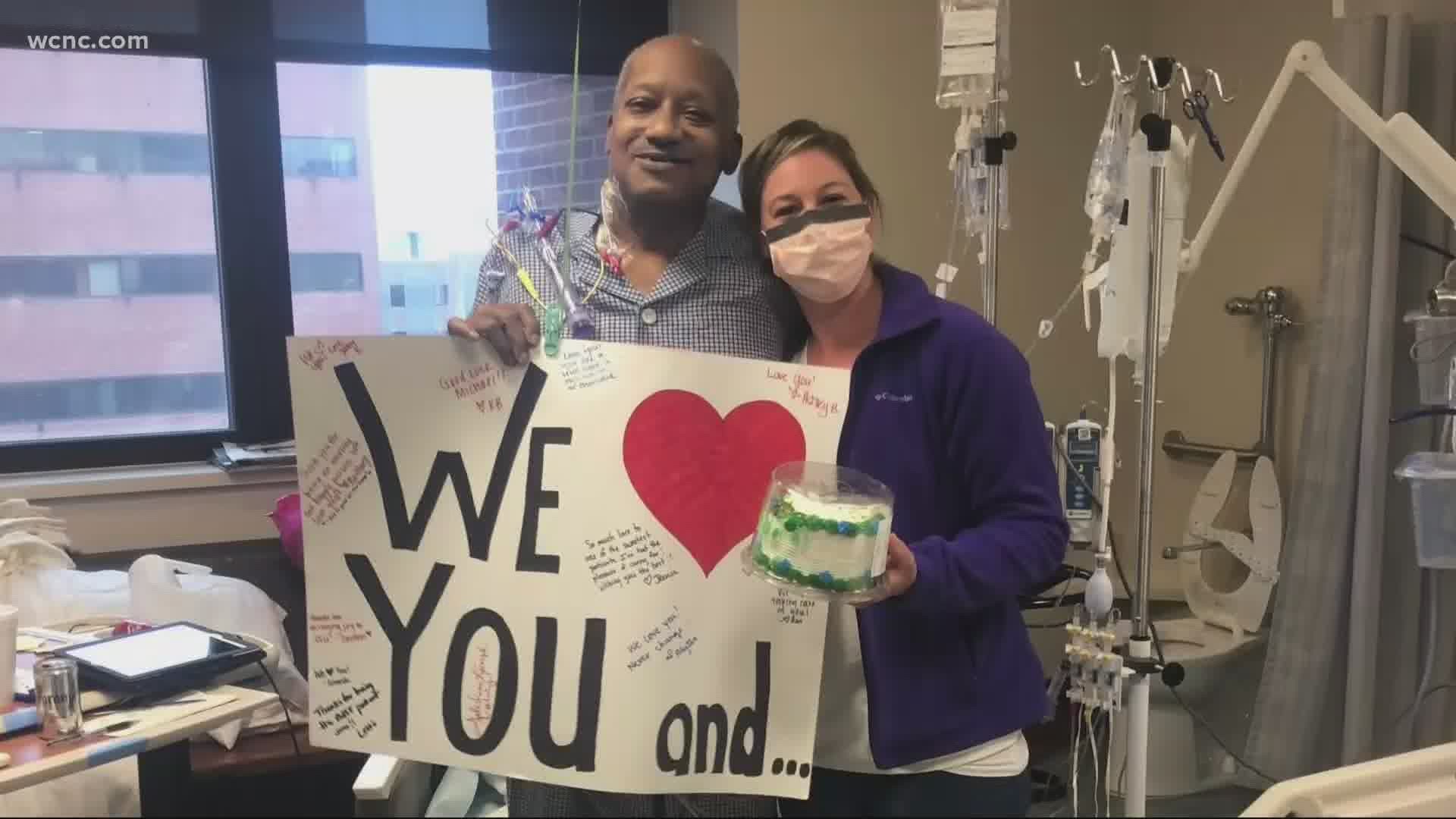 "There's love everywhere you just have to reach out and ask for it. Some people won't ask for it," said patient Michael Sloan after surviving heart attack.
