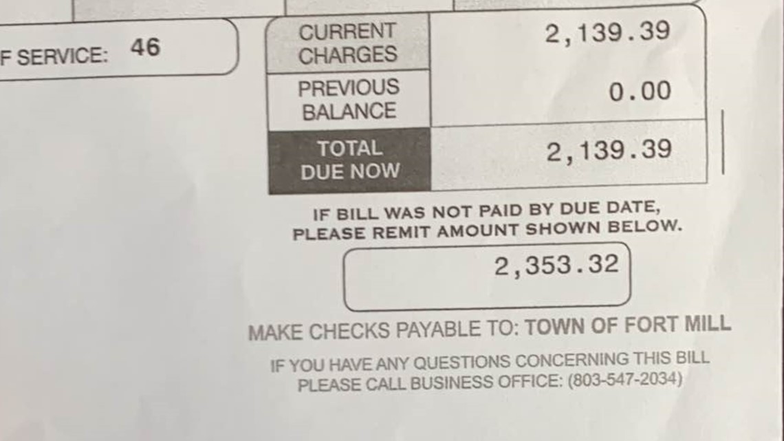 town of fort mill bill pay