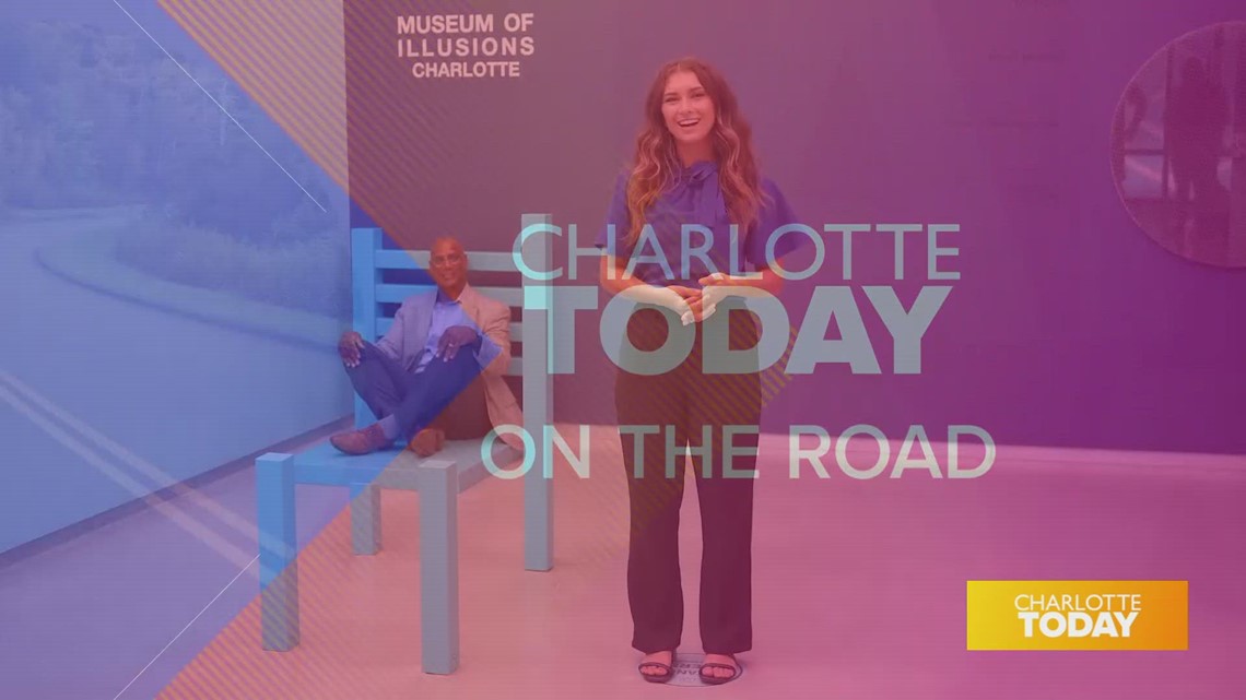 Charlotte Today on the road at the Museum of Illusions