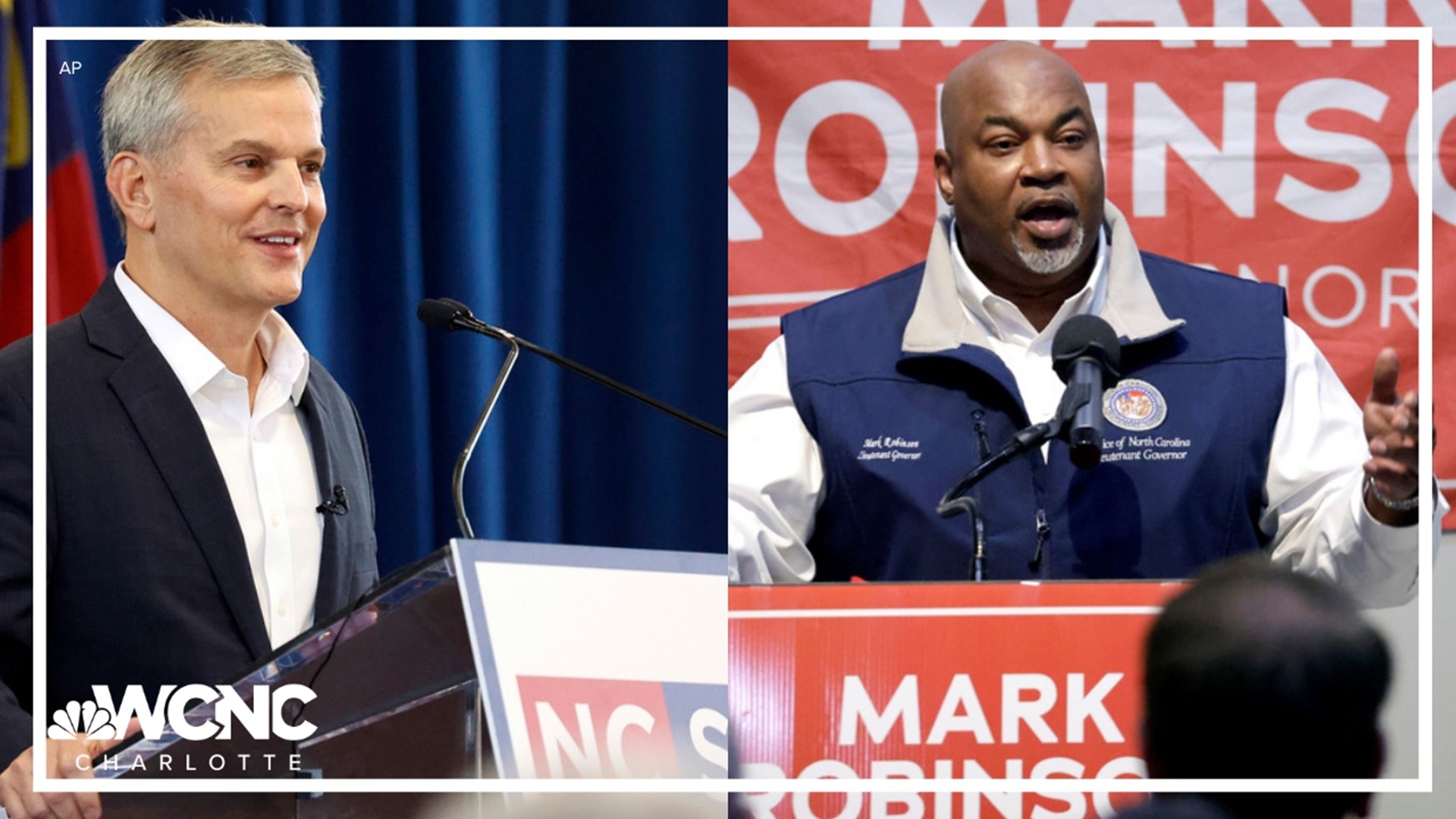 The two frontrunners in the North Carolina Governors race cast their votes in today's Primaries