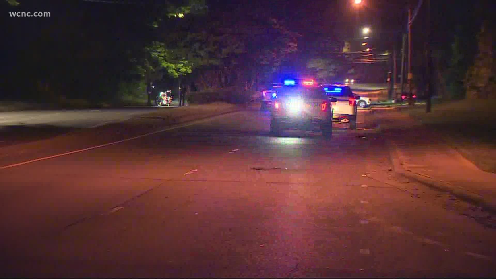 A portion of East WT Harris Boulevard was closed Monday morning due to a deadly crash.