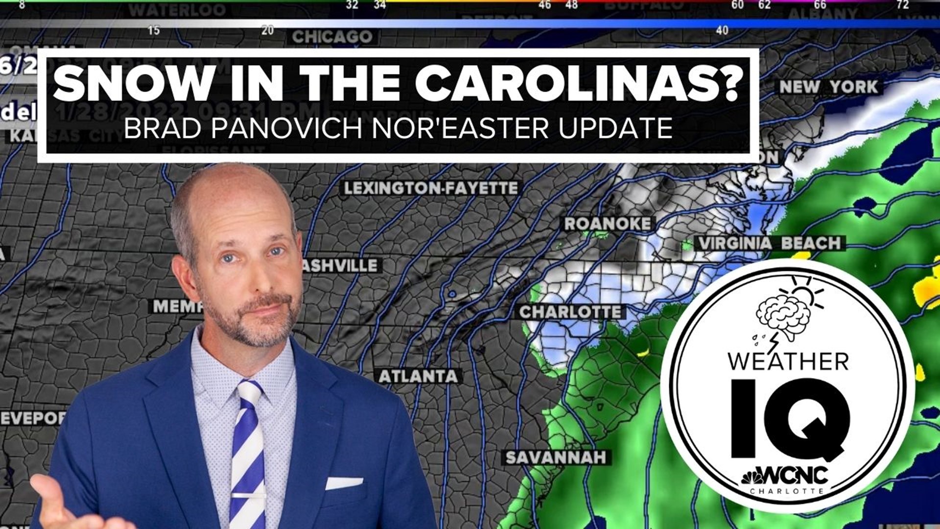 A nor'easter is likely to develop off the Carolina coast this weekend and that could mean snow for Charlotte. Brad Panovich explains with his latest update.