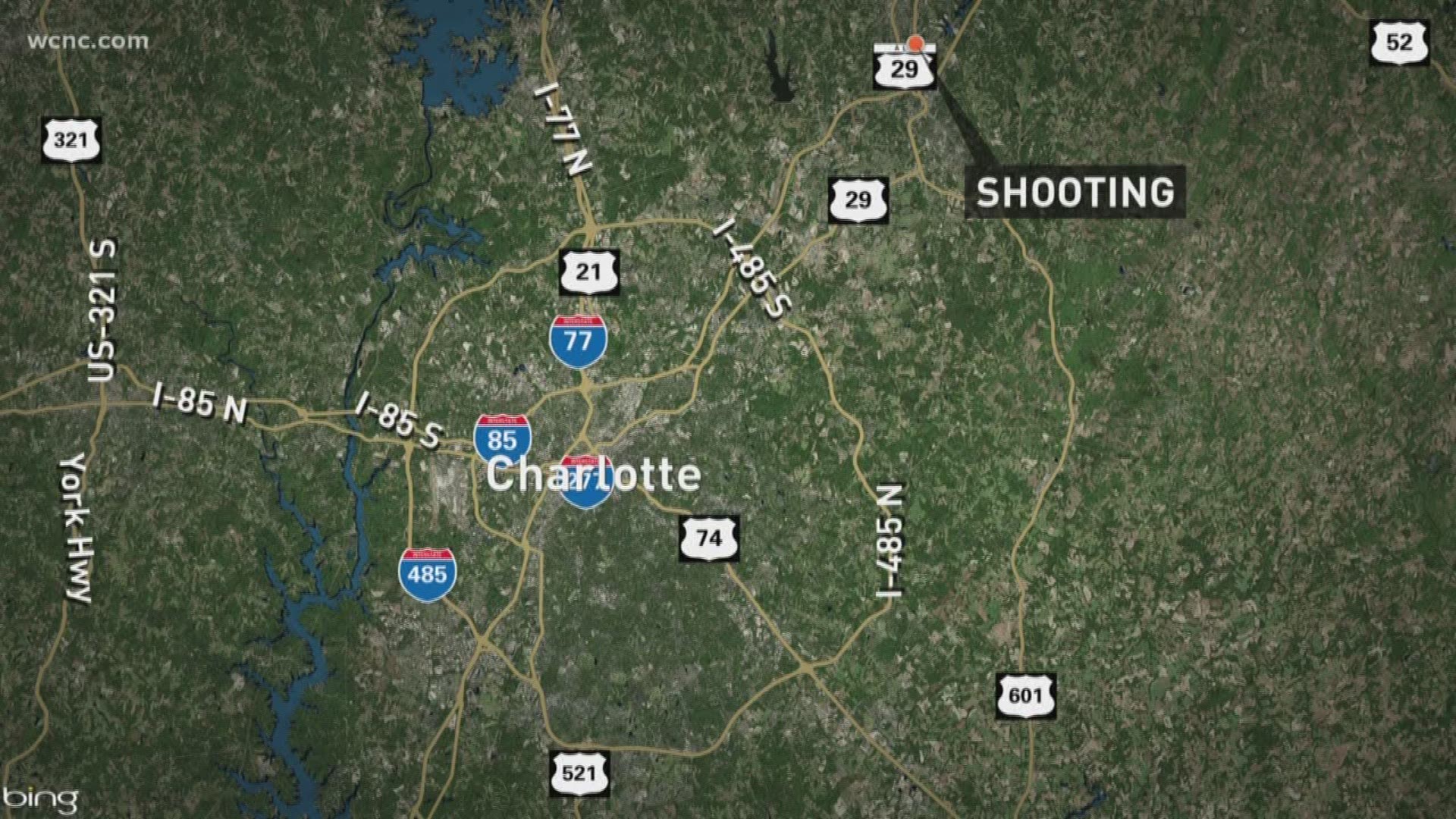 Police say four people were shot outside a graduation party in Kannapolis Saturday night.