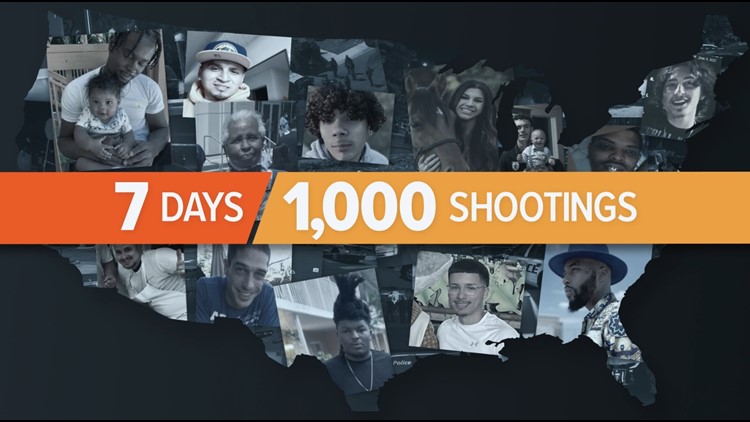 1 week in America, 1,000 shootings: From heartache to healing to hope