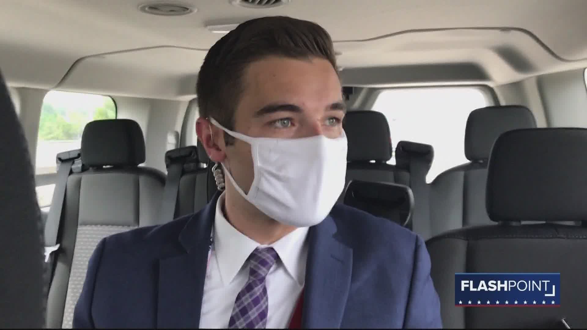 Flashpoint 8/30: WCNC Charlotte's, Hunter Saenz talks about his experience covering the RNC and the exclusive access he got to the president’s motorcade.
