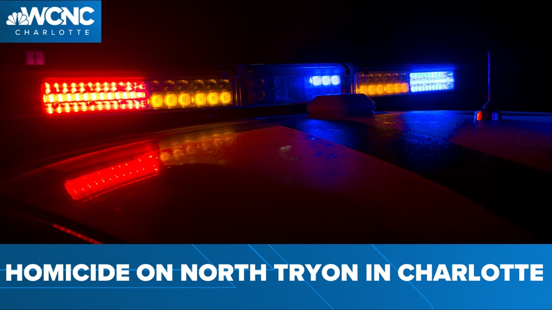 Officers responded to North Tryon street shortly after midnight