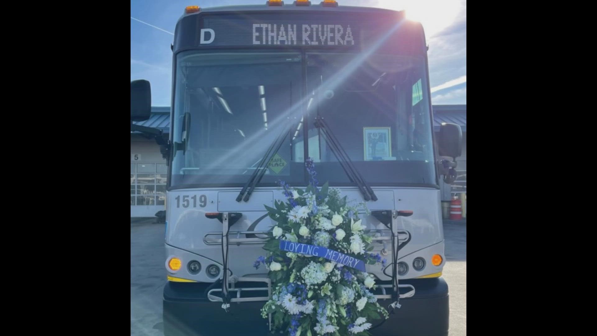 Ethan Rivera was shot in Uptown while working his bus route Friday night. It happened after a verbal exchange with another driver.