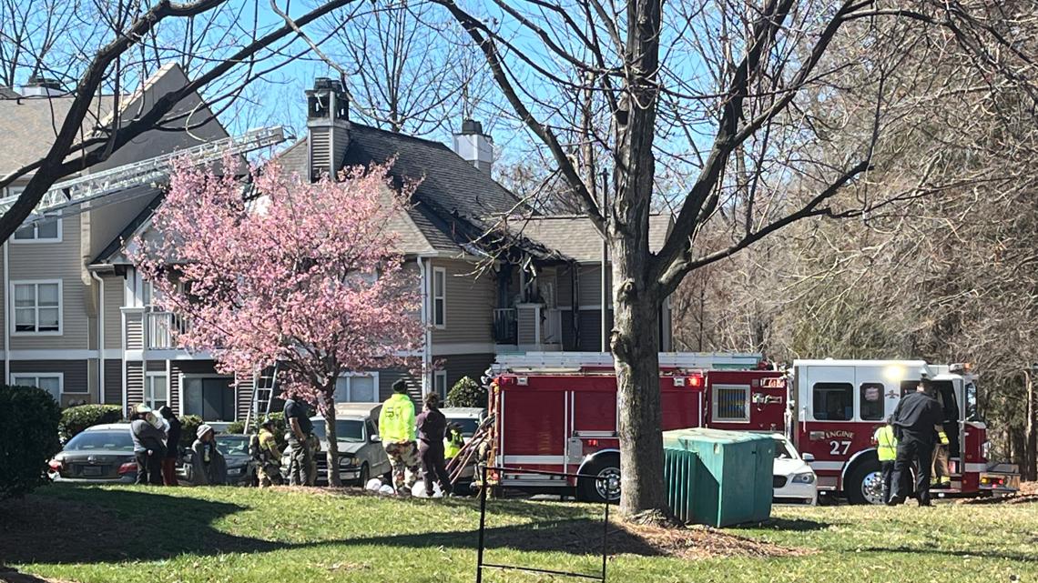 Firefighters battle large fire at northeast Charlotte apartments | wcnc.com