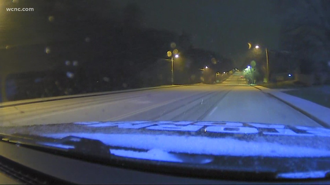 Sleet, Snow Falling Across Charlotte Area As Winter Storm Hits ...