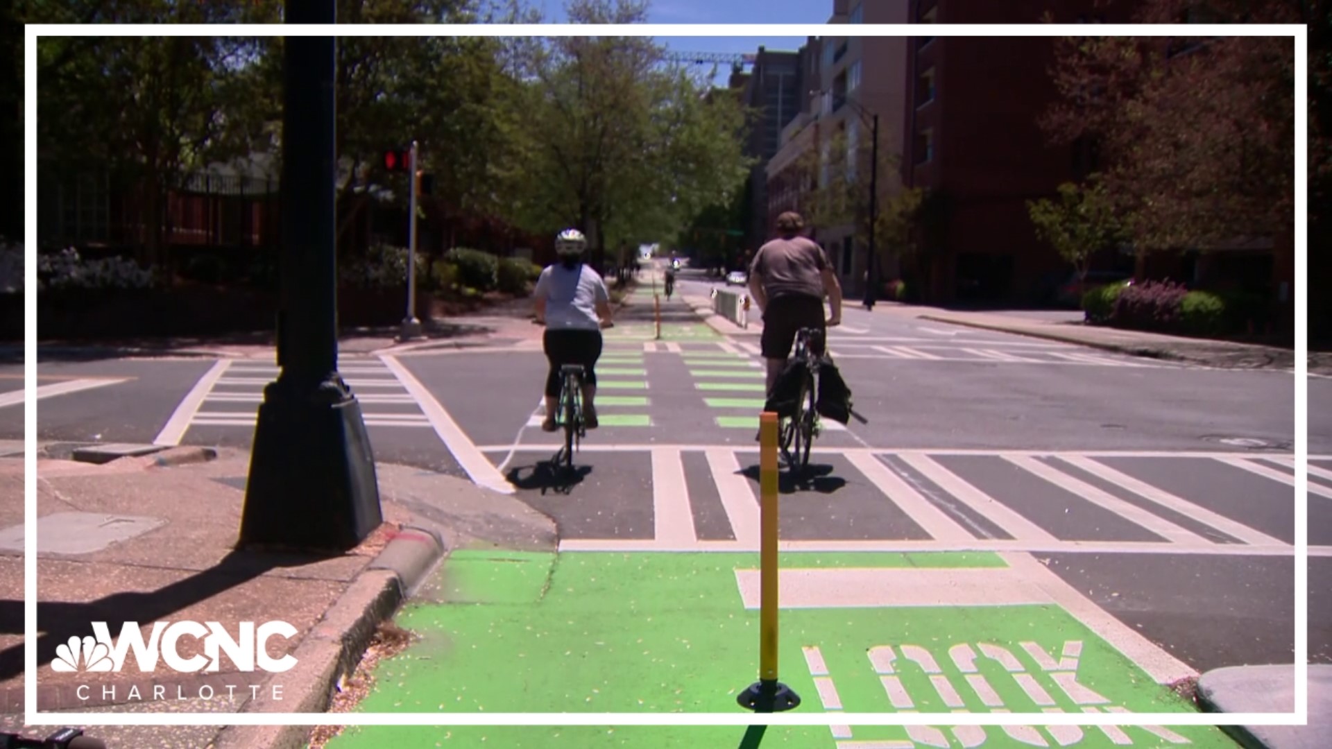 New statistics show more people are cycling. Many cities like Charlotte are investing in biking infrastructure to improve the riding experience.