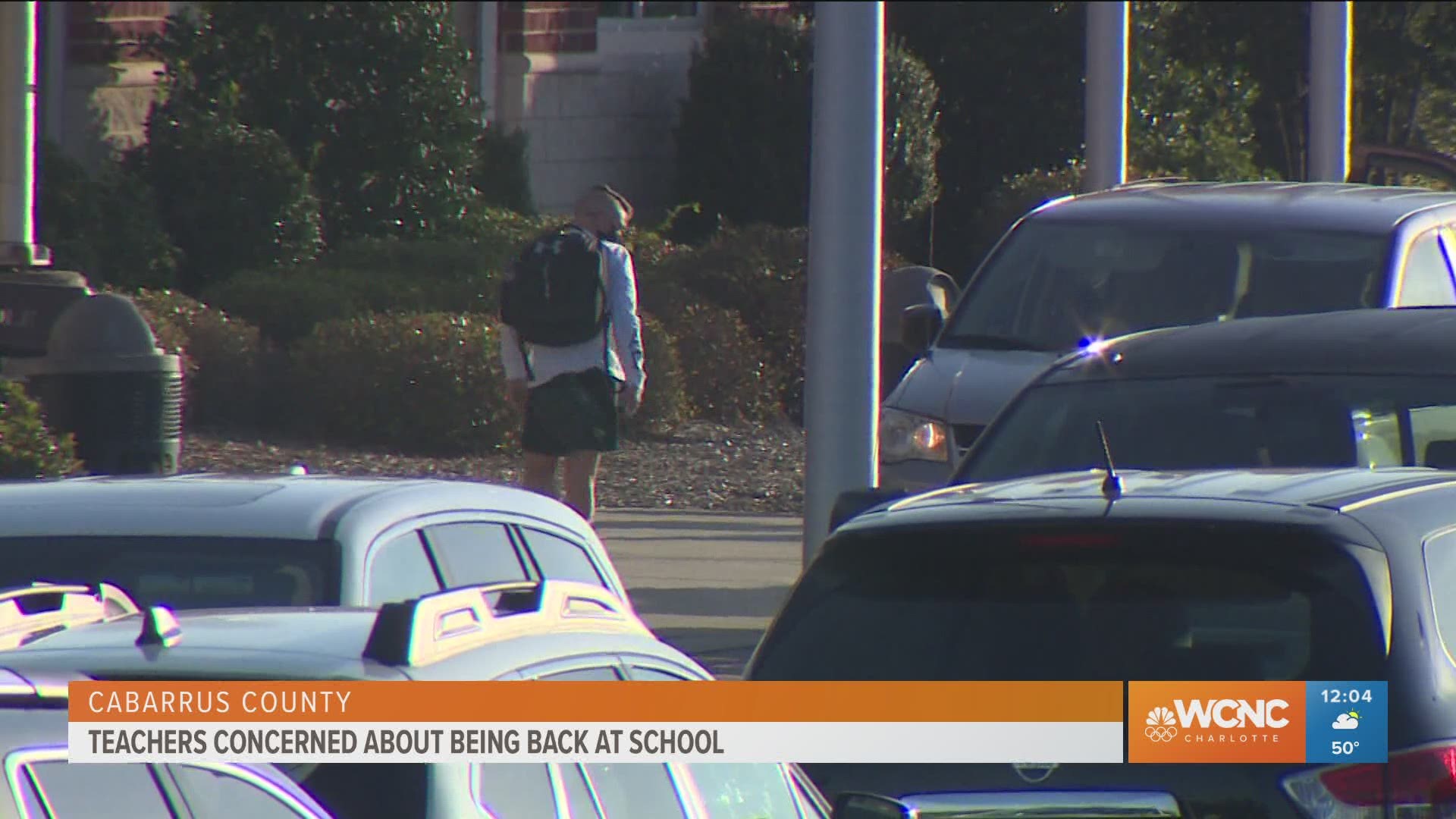 Some teachers in Cabarrus County say they have concerns about students returning to school for in-person learning this week.